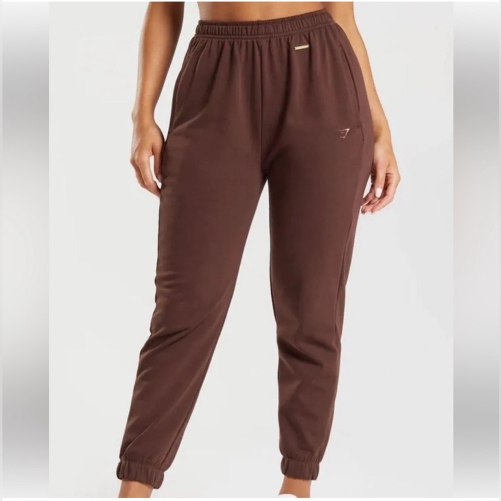 Gymshark whitney simmons collection Chocolate Brown Joggers